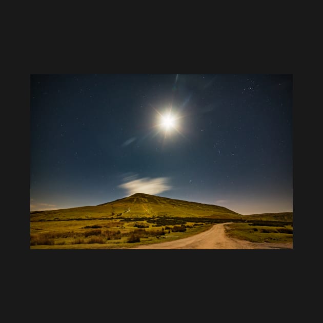 Hay Bluff by Moonlight, Brecon Beacons National Park by dasantillo