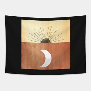 Sun and moon Tapestry