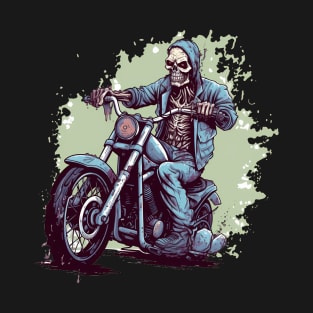 Zombie on a motorcycle T-Shirt