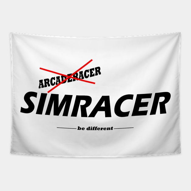 Simracer Simracing Virtual Racing Tapestry by Shirt.project