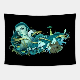 Protect Earth's Oceans Tapestry