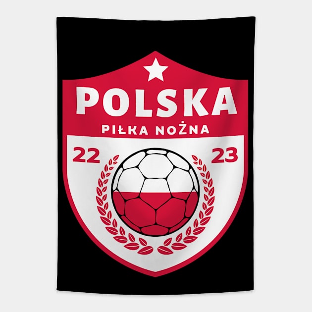 Polska Football Tapestry by footballomatic