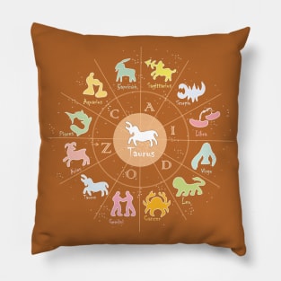 Taurus, 2, Zodiac, Astrology, Horoscope, Stars, Sun-and-moon. Birthday, Valentines-day, Holidays, Pillow