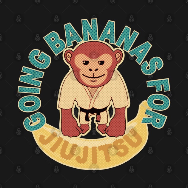 Going Bananas for Jiu Jitsu - Monkey stlye by undersideland