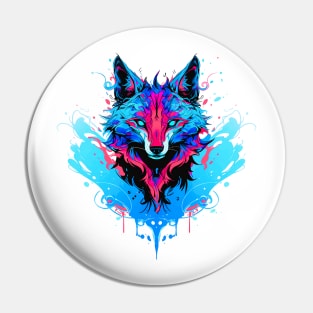 Howling at the Moon: Majestic Wolf Design Pin