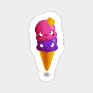 Happy Ice Cream Magnet