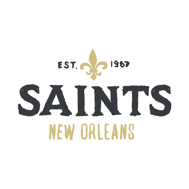 New Orleans Saiiiints 02 by Very Simple Graph