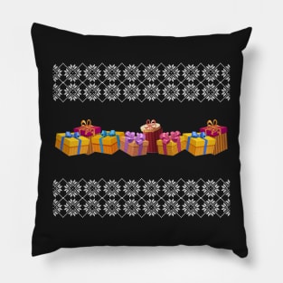 Bright Christmas present for granny Pillow