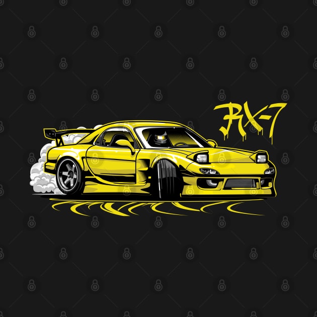 Mazda RX7 Drift by JDMAPEX