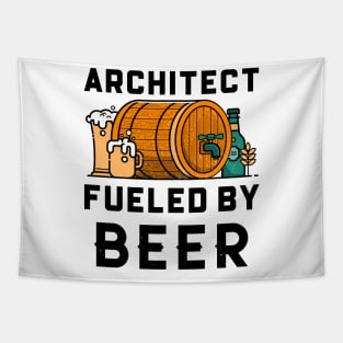 Funny Architect Fueled By Beer Tapestry