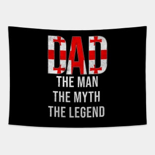 Georgian Dad The Man The Myth The Legend - Gift for Georgian Dad With Roots From Georgian Tapestry