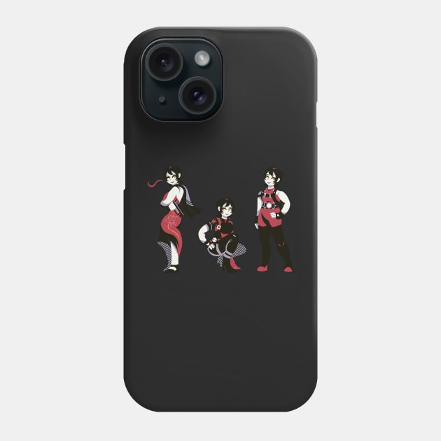 Woman in Red Phone Case by Mayne02