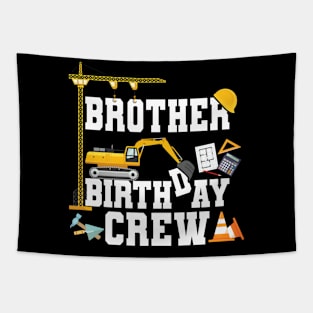 Brother Birthday Crew Construction Team Tapestry