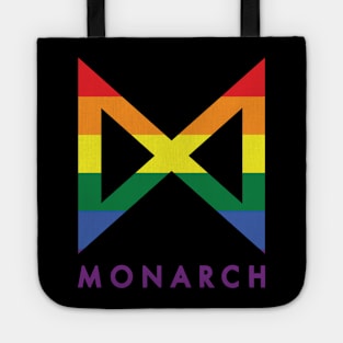 Monarch logo - in rainbow Tote