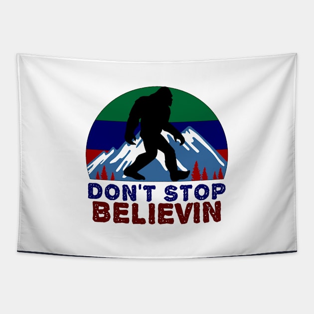 Don't Stop Believin Tapestry by Pink Umbrella
