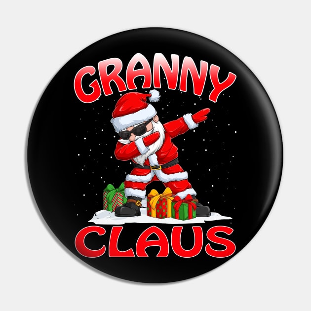 Granny Santa Claus Christmas Matching Costume Pin by intelus