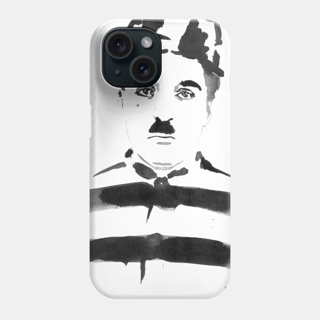 charlie chaplin Phone Case by pechane