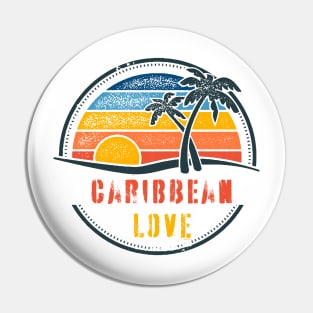 Sunset Vintage Look, Caribbean Love Pin