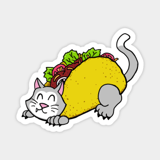 Tacocat, adopt one today! Magnet