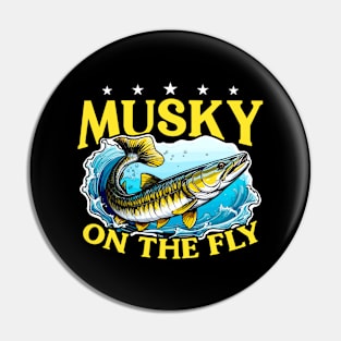 Musky Fishing Musky On The Fly Predatory Fish Pin