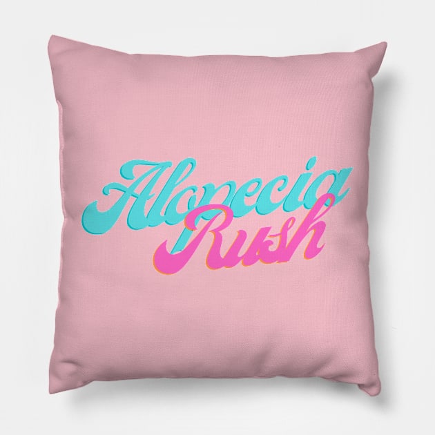 Alopecia Rush Pillow by MaryMerch