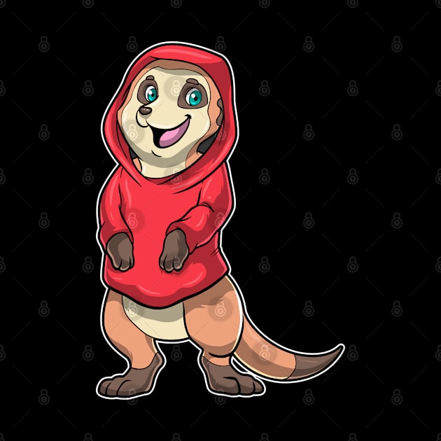 Meerkat with red Sweater by Markus Schnabel