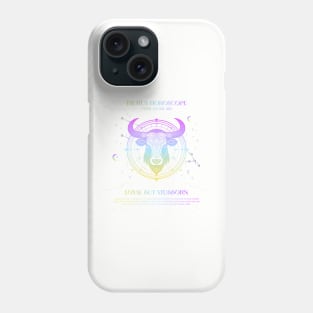 Taurus Zodiac Horoscope Phone Case