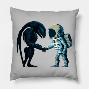 The Secret Handshake Pillow