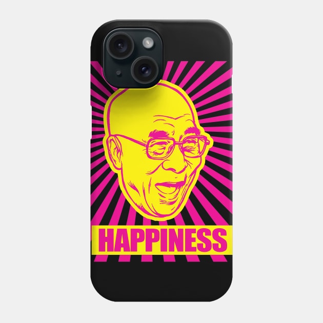 Dalai Lama Happiness Phone Case by TEEWEB