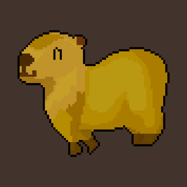 Charming Capybara by Pixel.id