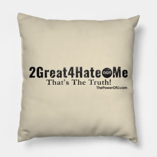 2Great4Hate dot Me Pillow