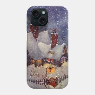 Vintage Christmas, North Pole Phone Case