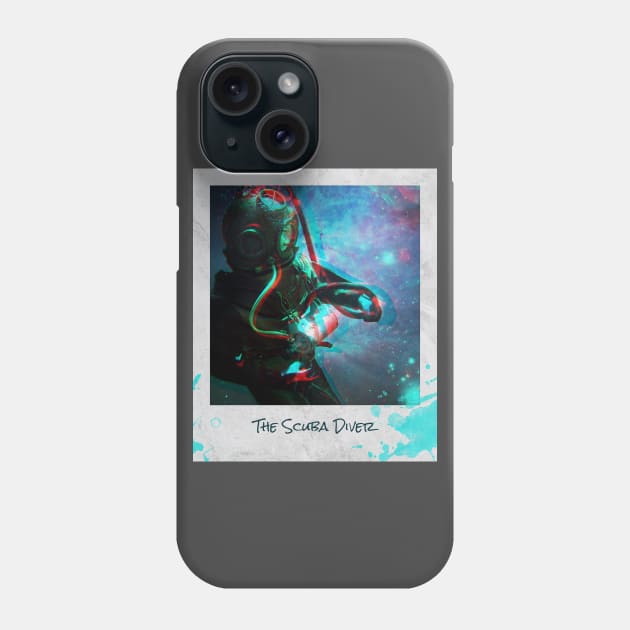 Scuba Diver Phone Case by Tip Top Tee's