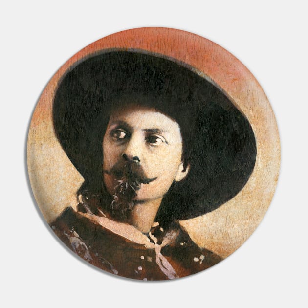 Buffalo Bill portrait Pin by mictomart