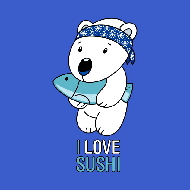 Sushi bear by goldengallery