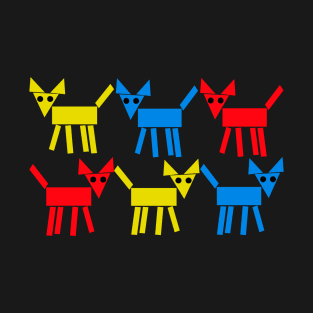 Geometric Dog Pack T-Shirt