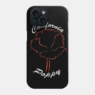 California - Poppy Phone Case