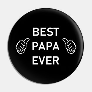 Best Papa Ever Pin