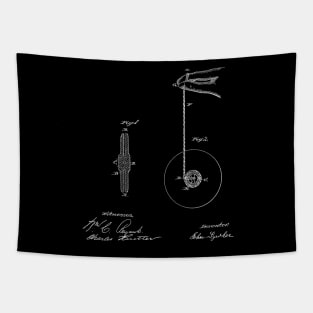 Whirligig Vintage Patent Drawing Tapestry