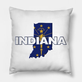 Indiana Colored State Pillow
