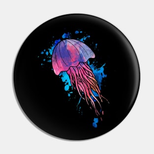 Colorful Jellyfish Pin