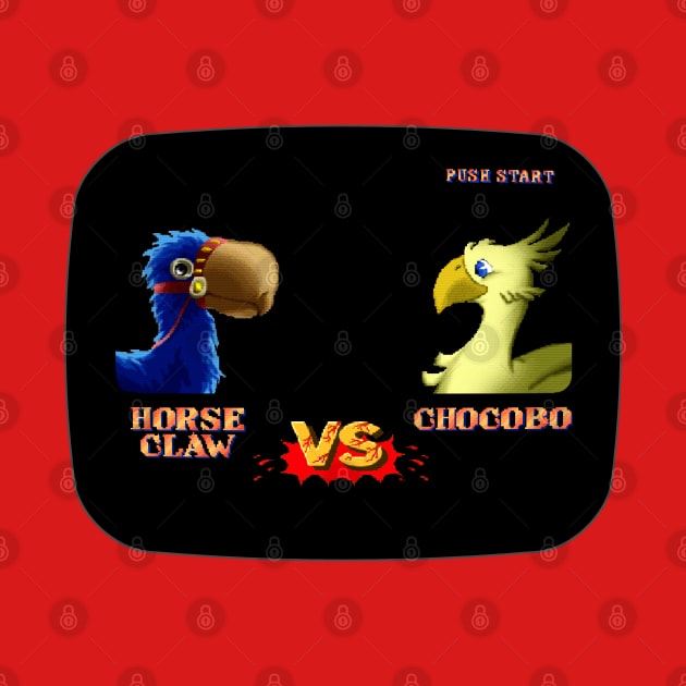 Asplenia Studios: Horseclaw vs. Chocobo by AspleniaStudios