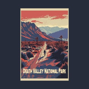 Death Valley National Park Vintage Travel  Poster T-Shirt