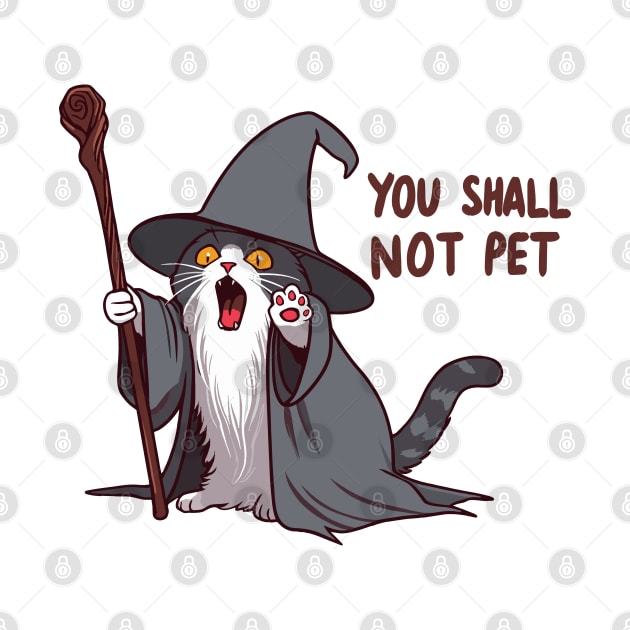 Cat Wizard, You Shall Not Pet by katzura