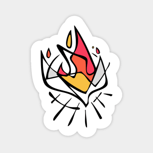 Holy Spirit Illustration Magnet