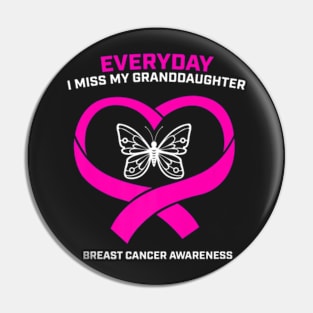 In Remembrance Memory Granddaughter Breast Cancer Awareness Pin