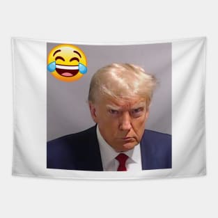 LOL Donald Trump Mug Shot Tapestry