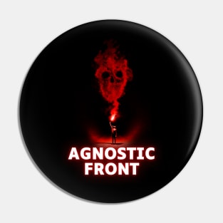 agnostic front ll flame on Pin