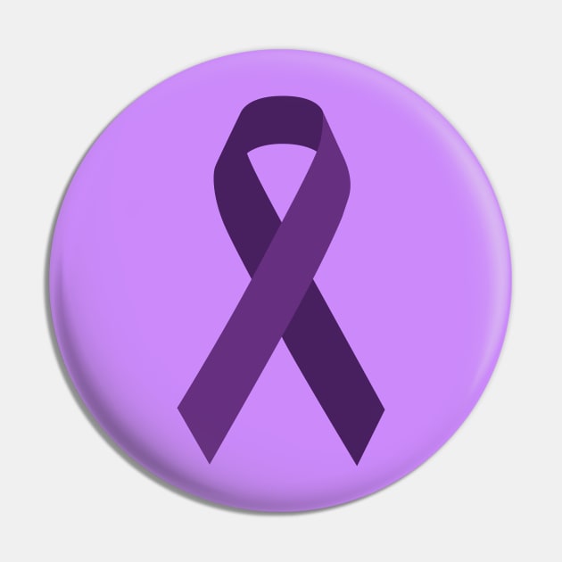 Epilepsy ribbon Pin by MickeyEdwards