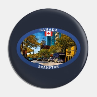 Brampton Canada Travel Pin